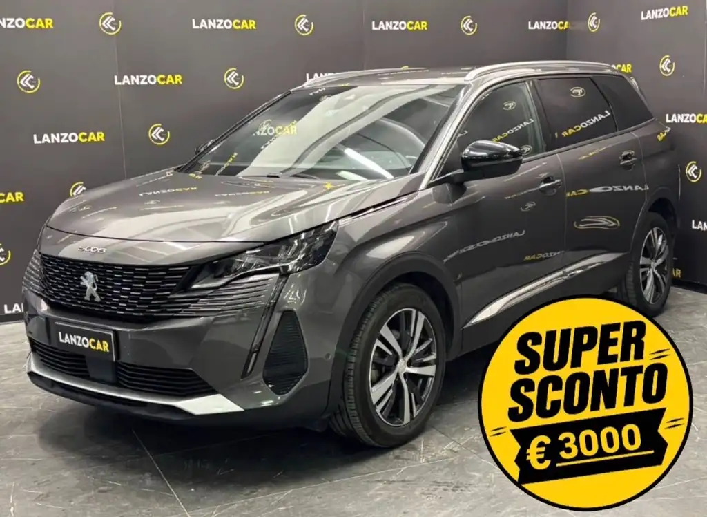Peugeot 5008, 1.5 BLUEHDI ALLURE 130CV EAT8 7P *DIVERSI COLORI*, colore grigio, 2023, diesel | usata in vendita da LANZOCAR
