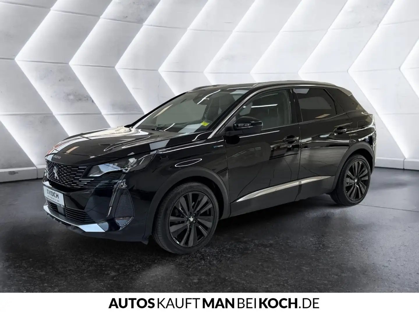 Peugeot 3008 1.6 Plug-in Hybrid EAT8 KAM AHK SHZ NAV PDC Schwarz - 2