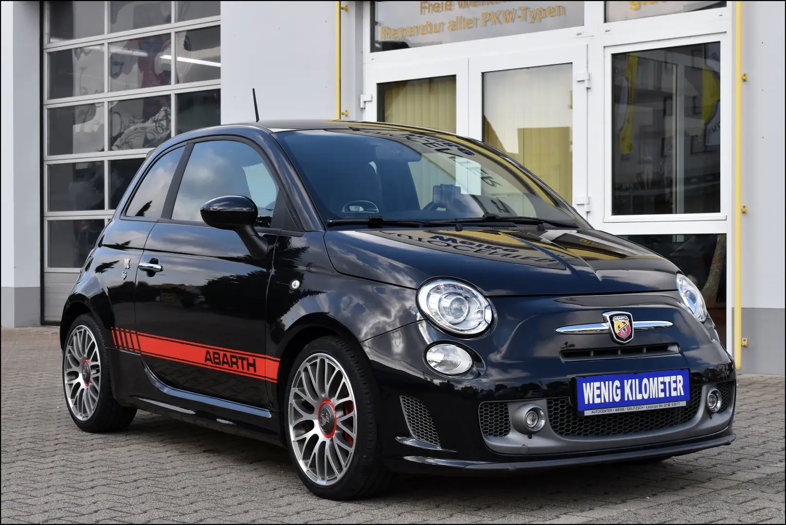 Abarth 500 595 Turismo Garantie 160 PS 1.-Hand + VFW Schwarz - 2