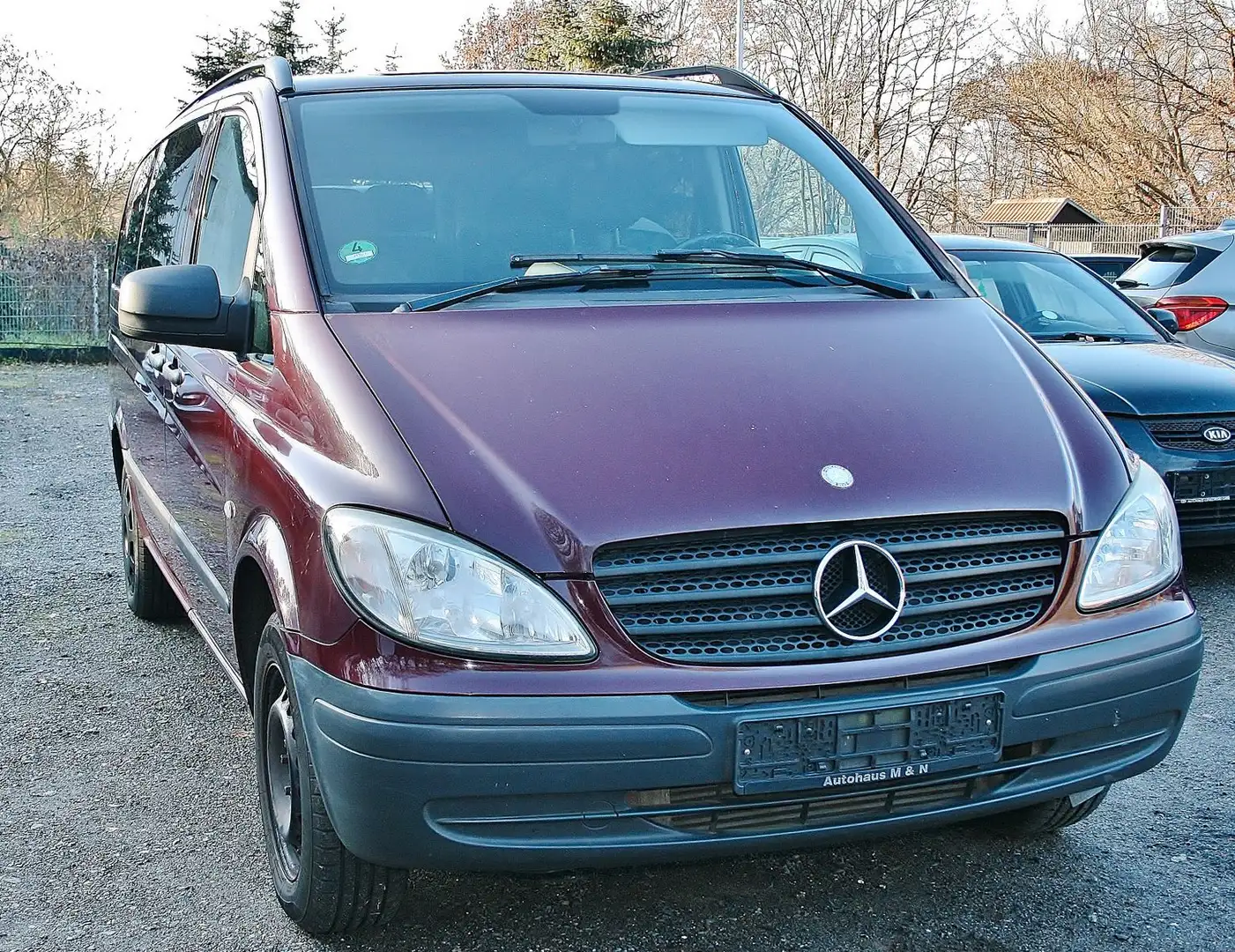 Mercedes-Benz Vito Kombi 111 CDI lang+5 Sitze+Klima+AHK Rot - 1