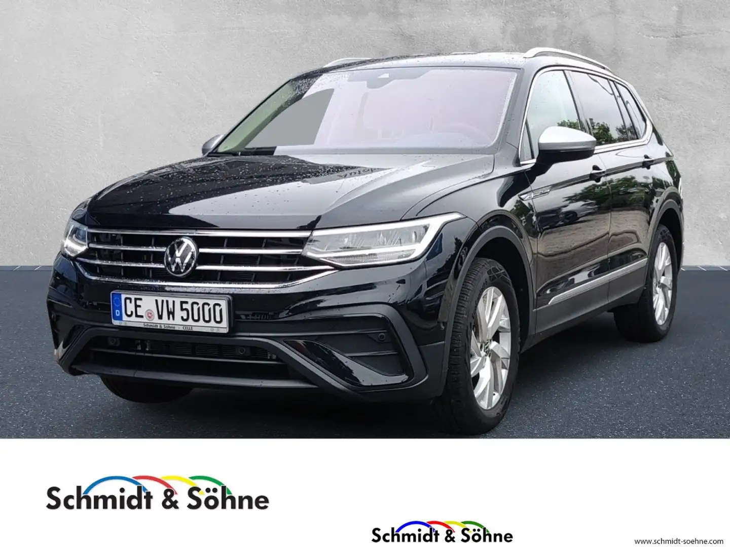 Volkswagen Tiguan Allspace 1.5 TSI Life/7-Sitze/AHK/Navi/RFK Klima Navi Negro - 1