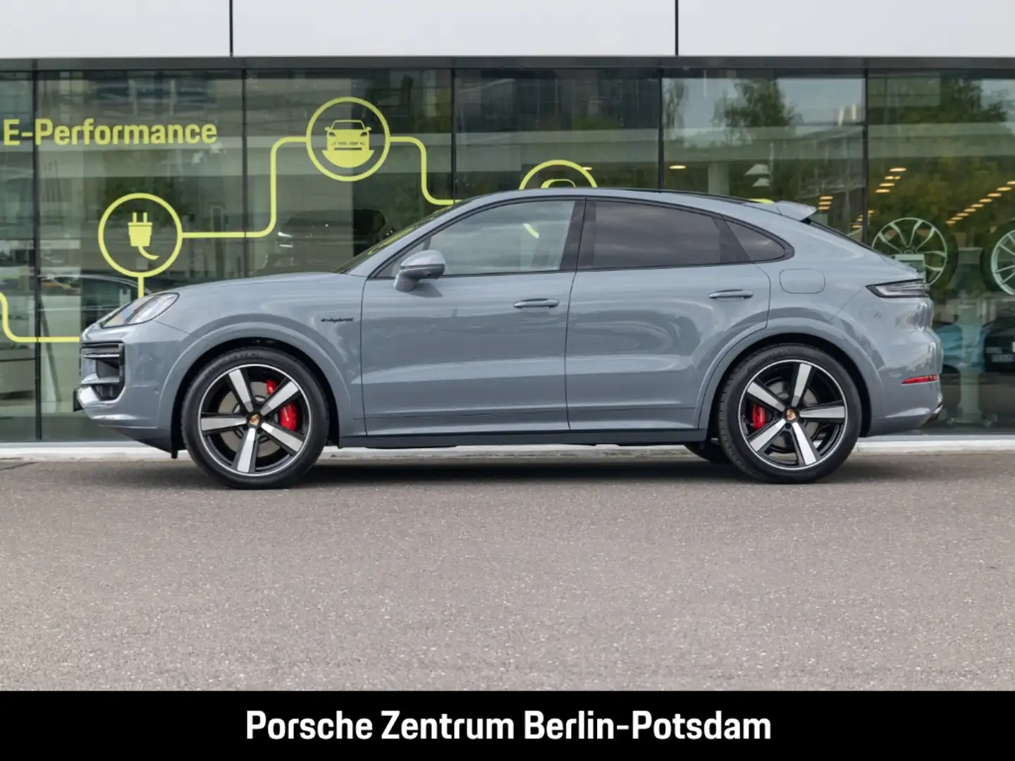 Porsche Cayenne S E-Hybrid Coupe Clubleder Burmester Grau - 2