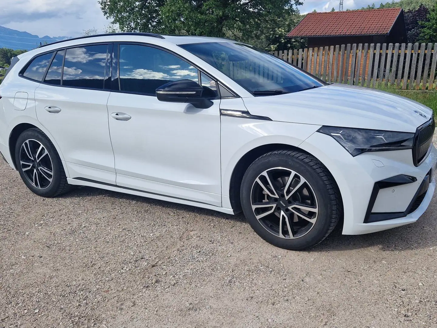 Skoda Enyaq Enyaq iV iV 60 Sportline Bianco - 1