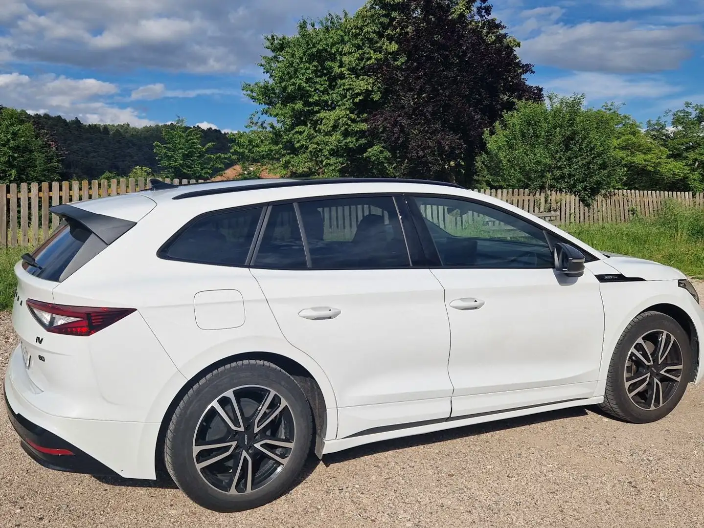 Skoda Enyaq Enyaq iV iV 60 Sportline Bianco - 2