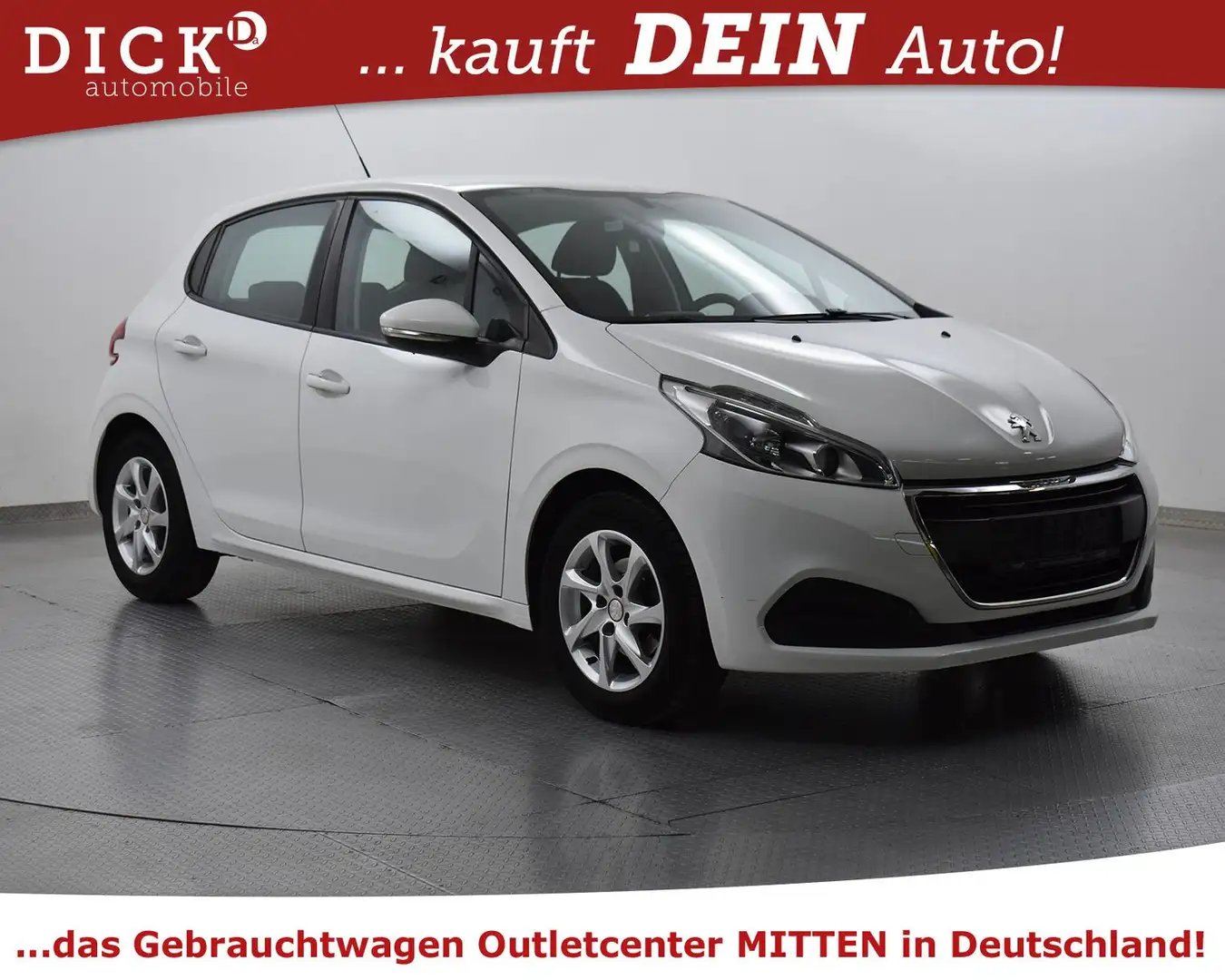 Peugeot 208 Active TOP ZUSTAND KLIMA+PDC+MFL+TEMP+LM Blanc - 1