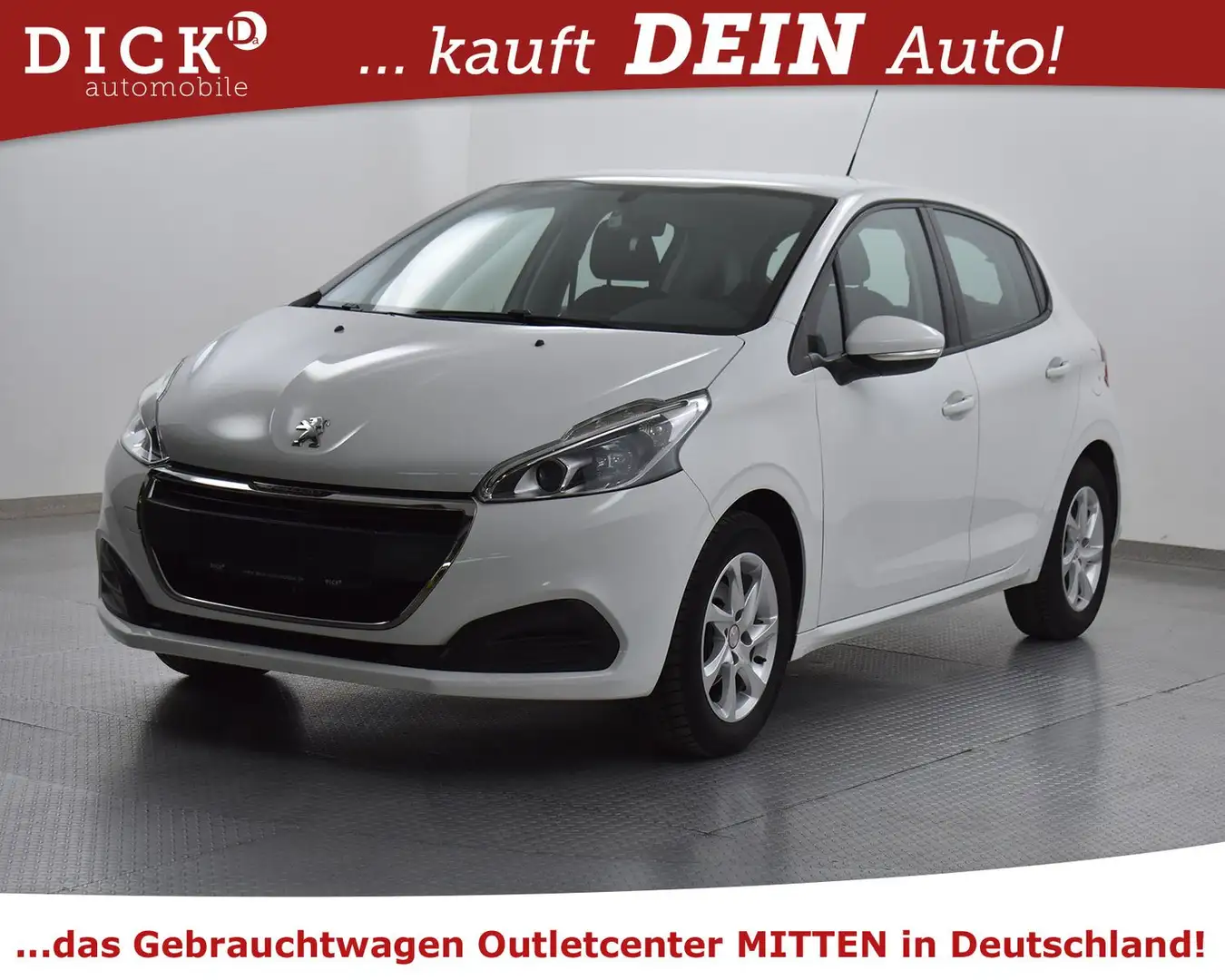 Peugeot 208 Active TOP ZUSTAND KLIMA+PDC+MFL+TEMP+LM Blanc - 2