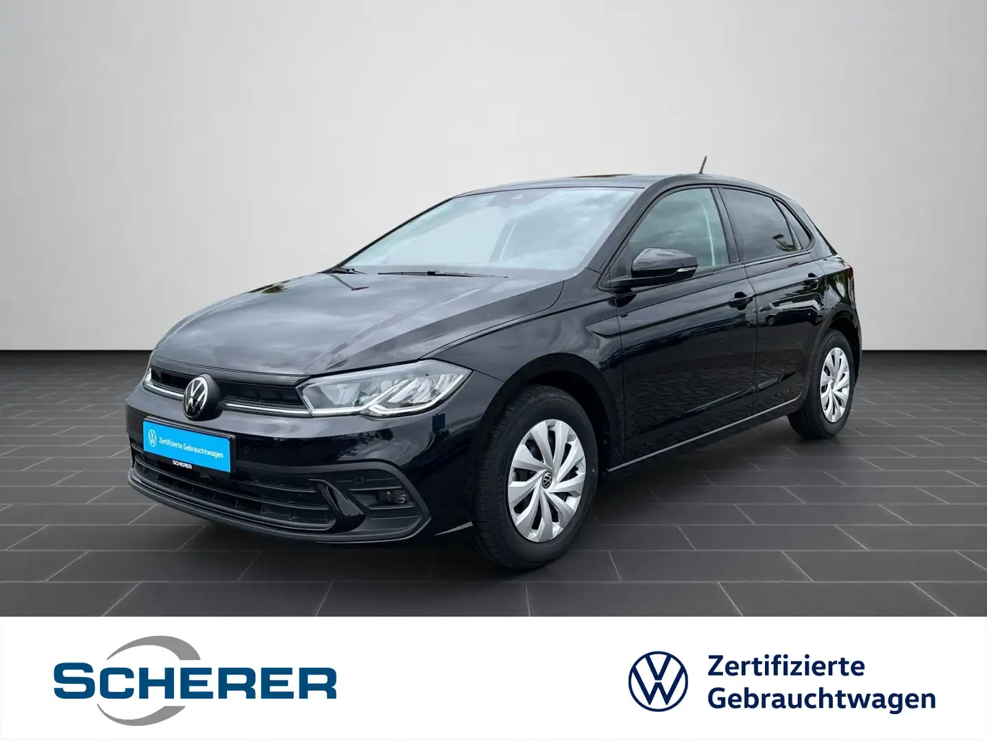 Volkswagen Polo 1.0 TSI *Life* LED IQ.DRIVE ACC Start-Stopp Zwart - 1
