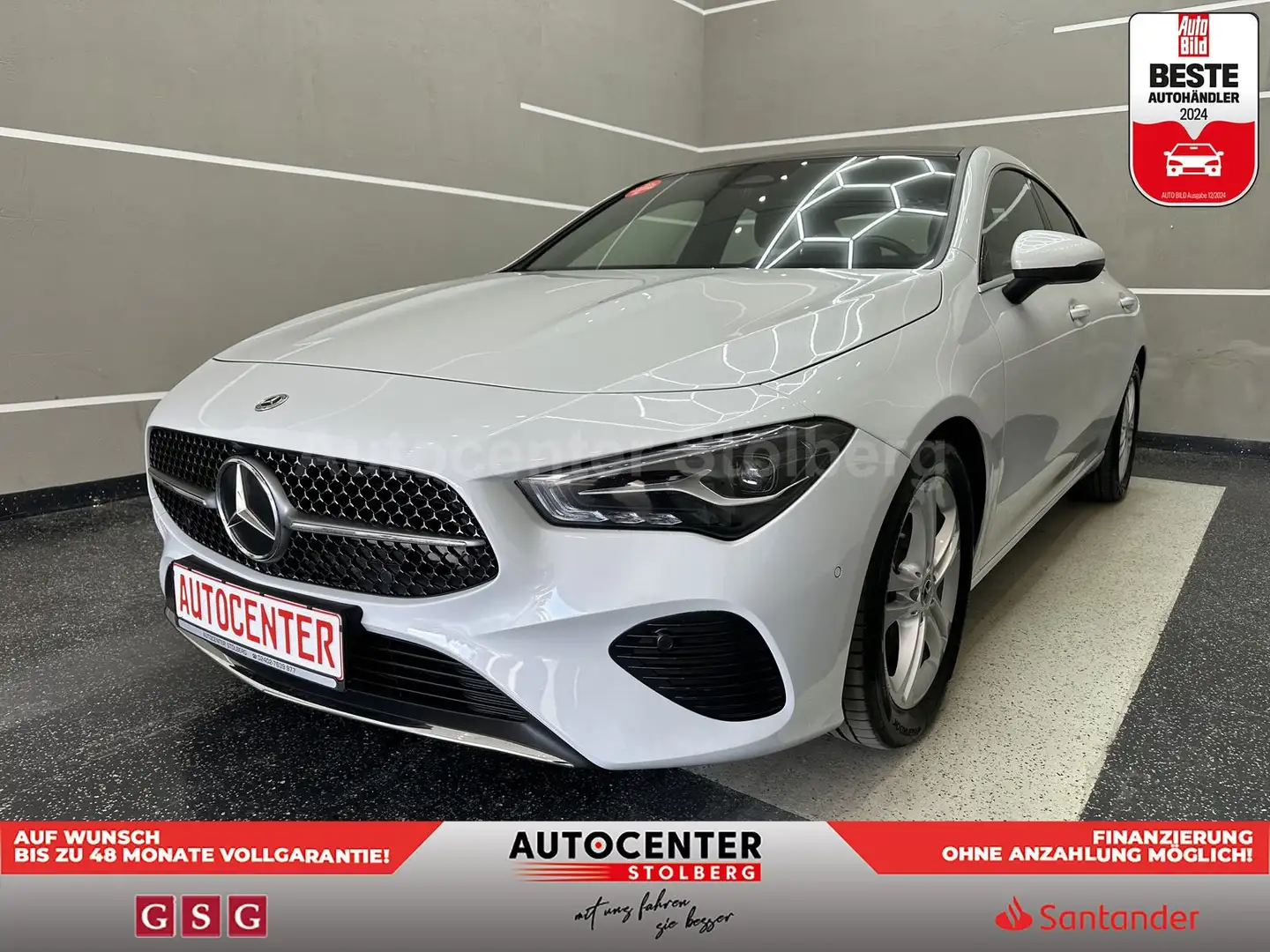Mercedes-Benz CLA 180 d "1 HAND-PANO-NAVI-SITZH-CAM-ALU" Weiß - 1