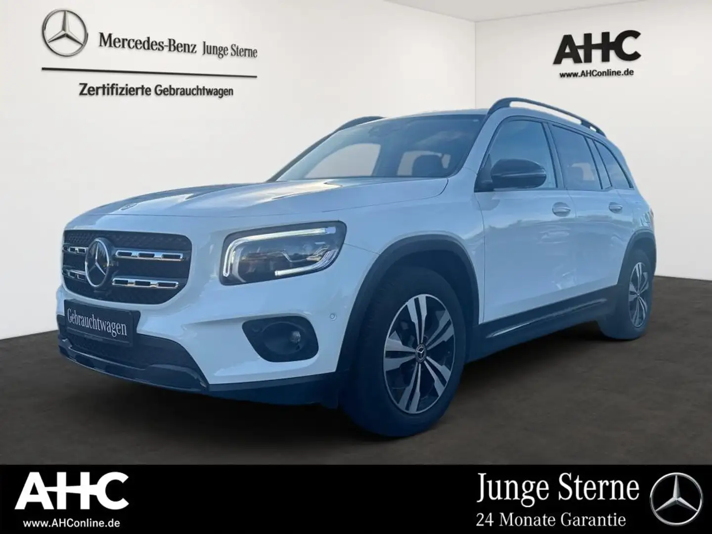 Mercedes-Benz GLB 220 d 4M Night AHK HUD LED 360° SHZ KeyLess Weiß - 1