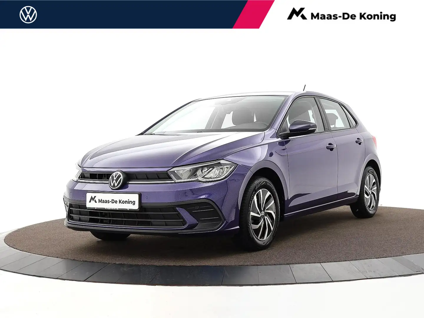 Volkswagen Polo 1.0 TSI 95pk Life · Apple/Android Car Play · Camer Paars - 1