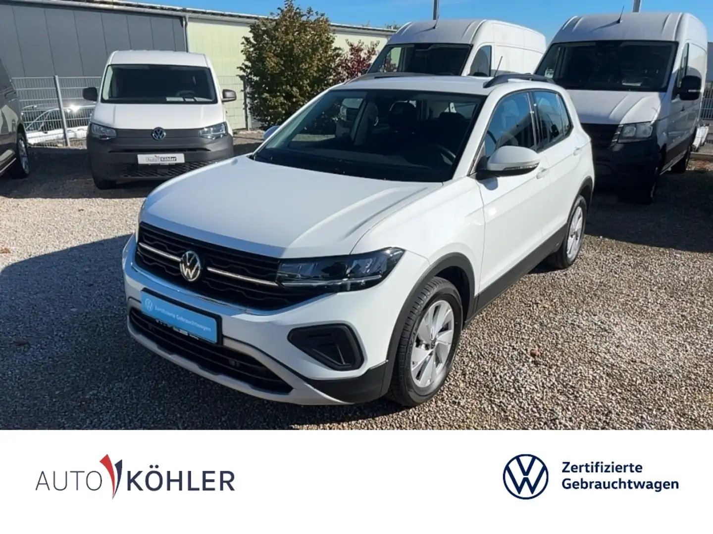Volkswagen T-Cross Life DSG AHK / Kamera / Ganzjahresreifen Weiß - 1