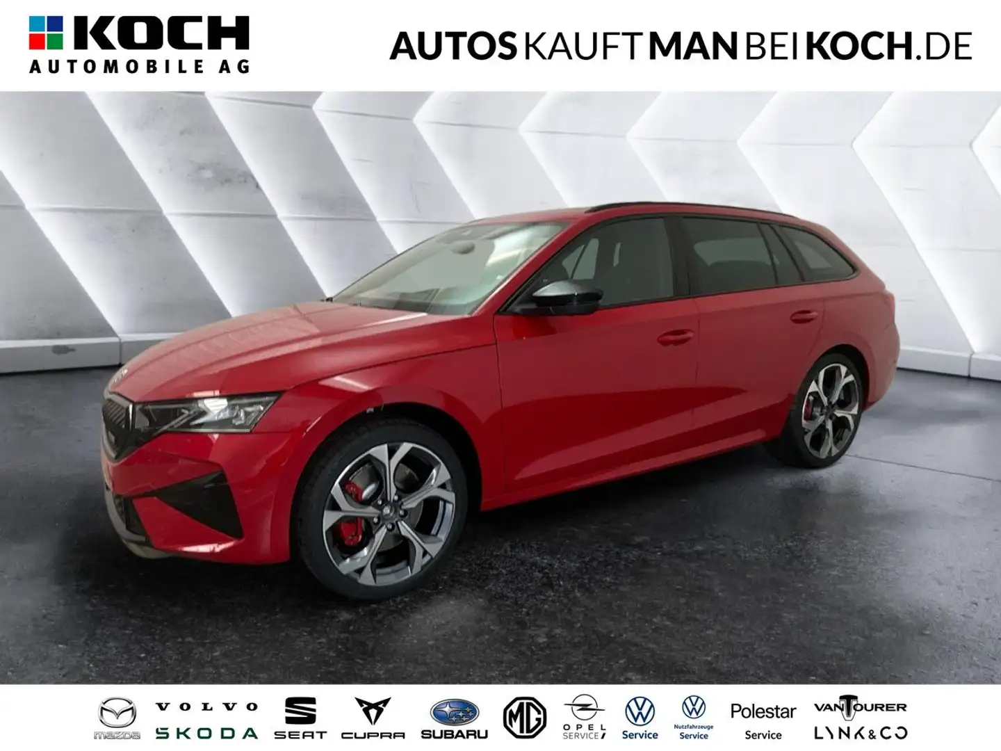 Skoda Octavia Combi 2.0TSI DSG RS PANO AHZV STDHZ CANTON Rot - 1