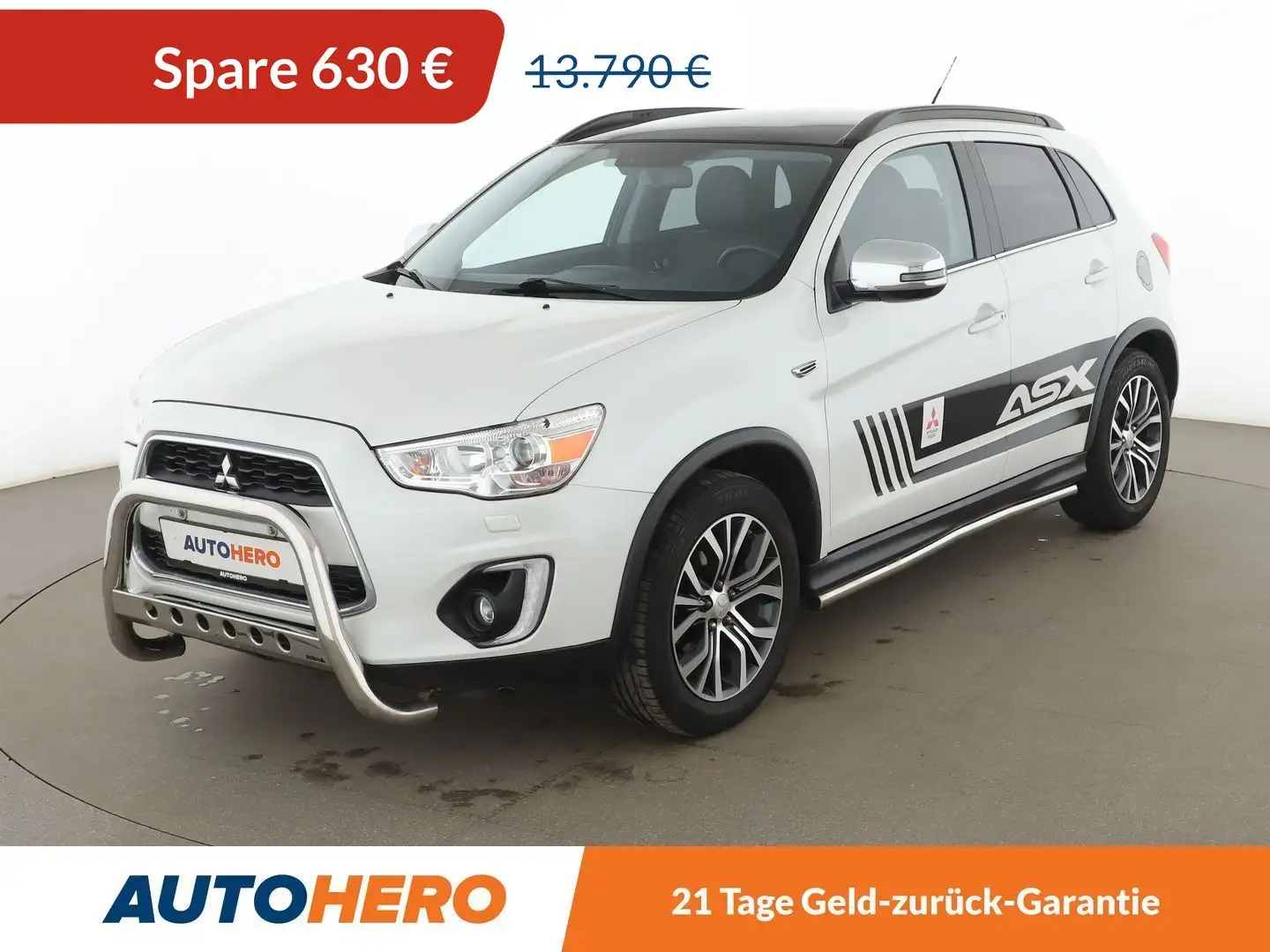 Mitsubishi ASX 1.6 DI-D Top 2WD *XENON*TEMPO*CAM*PANO*KLIMA* Weiß - 1