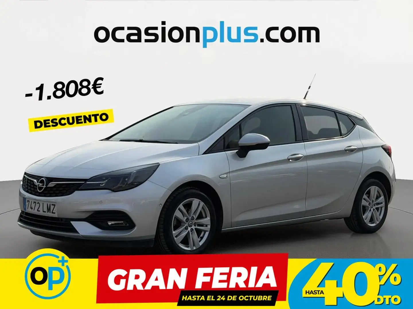 Opel Astra 1.2T S/S Edition 110 Gris - 1