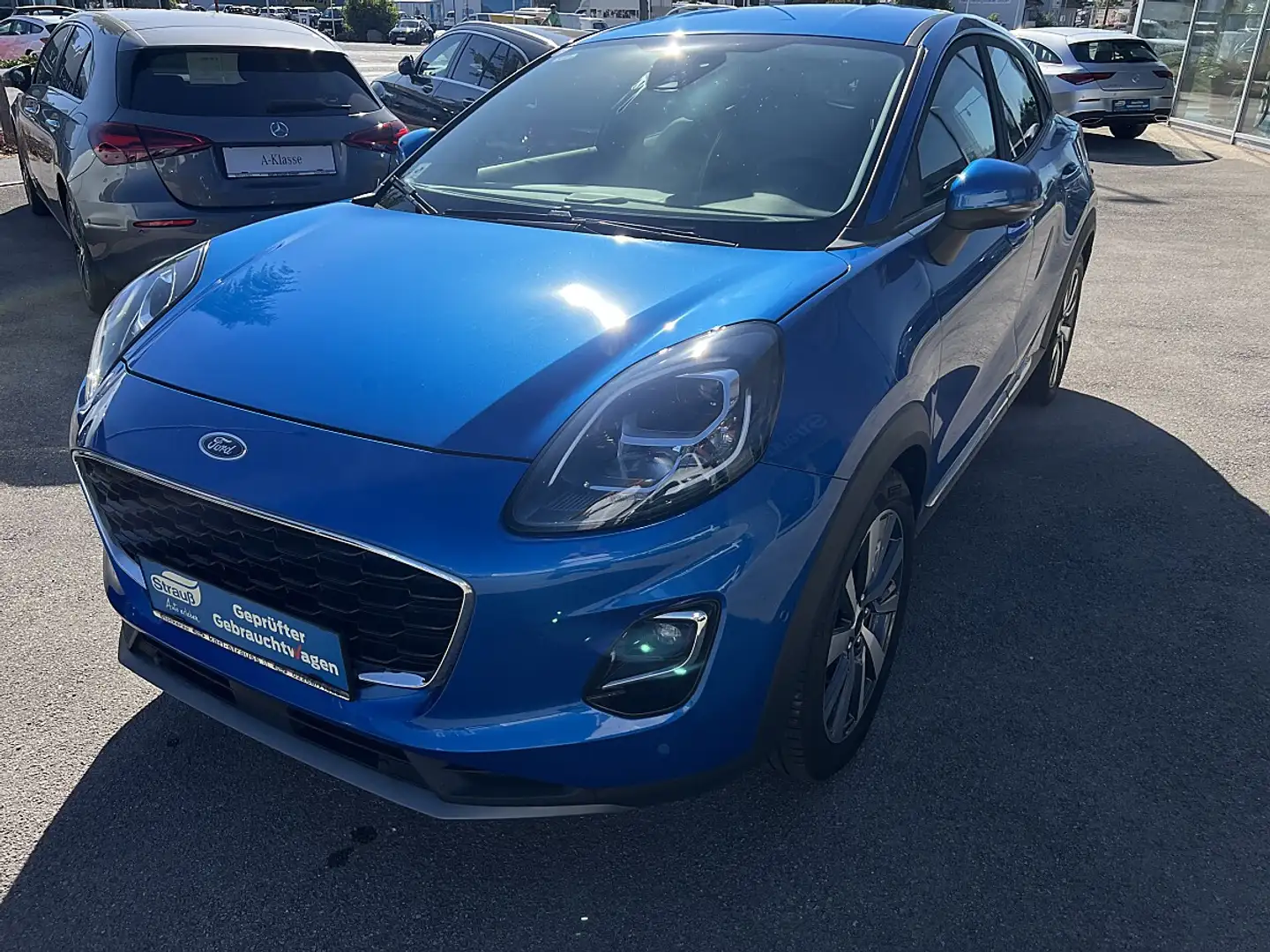 Ford Puma 1,0 EcoBoost Hybrid Titanium X Blau - 2