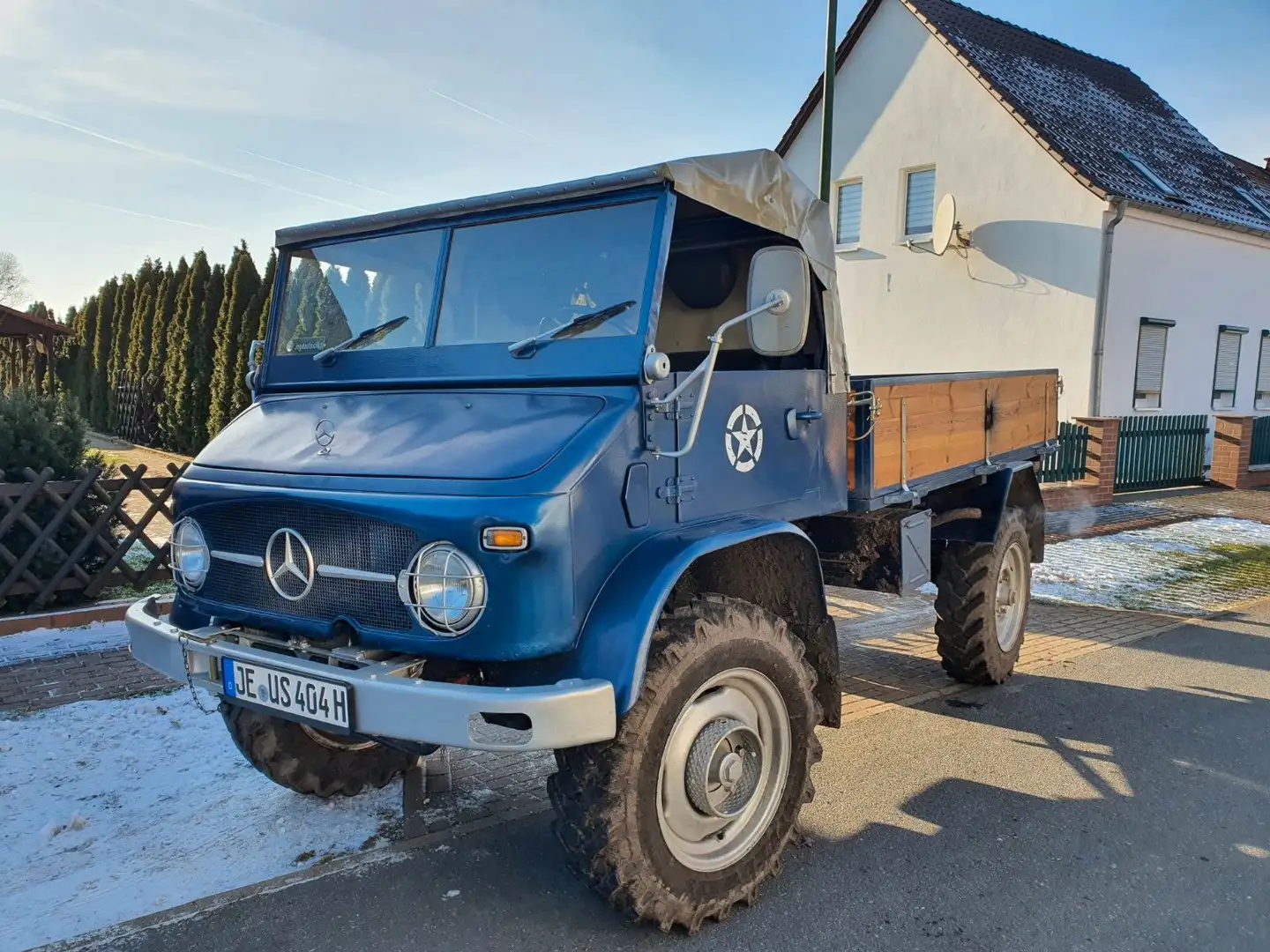 Unimog Unimog S404 Cabriolet 6 Zylinder Reihe Blau - 2