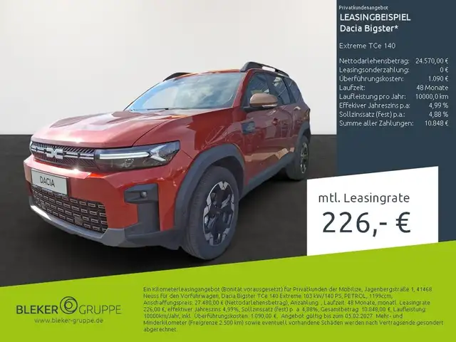 Dacia Bigster Extreme TCe 140