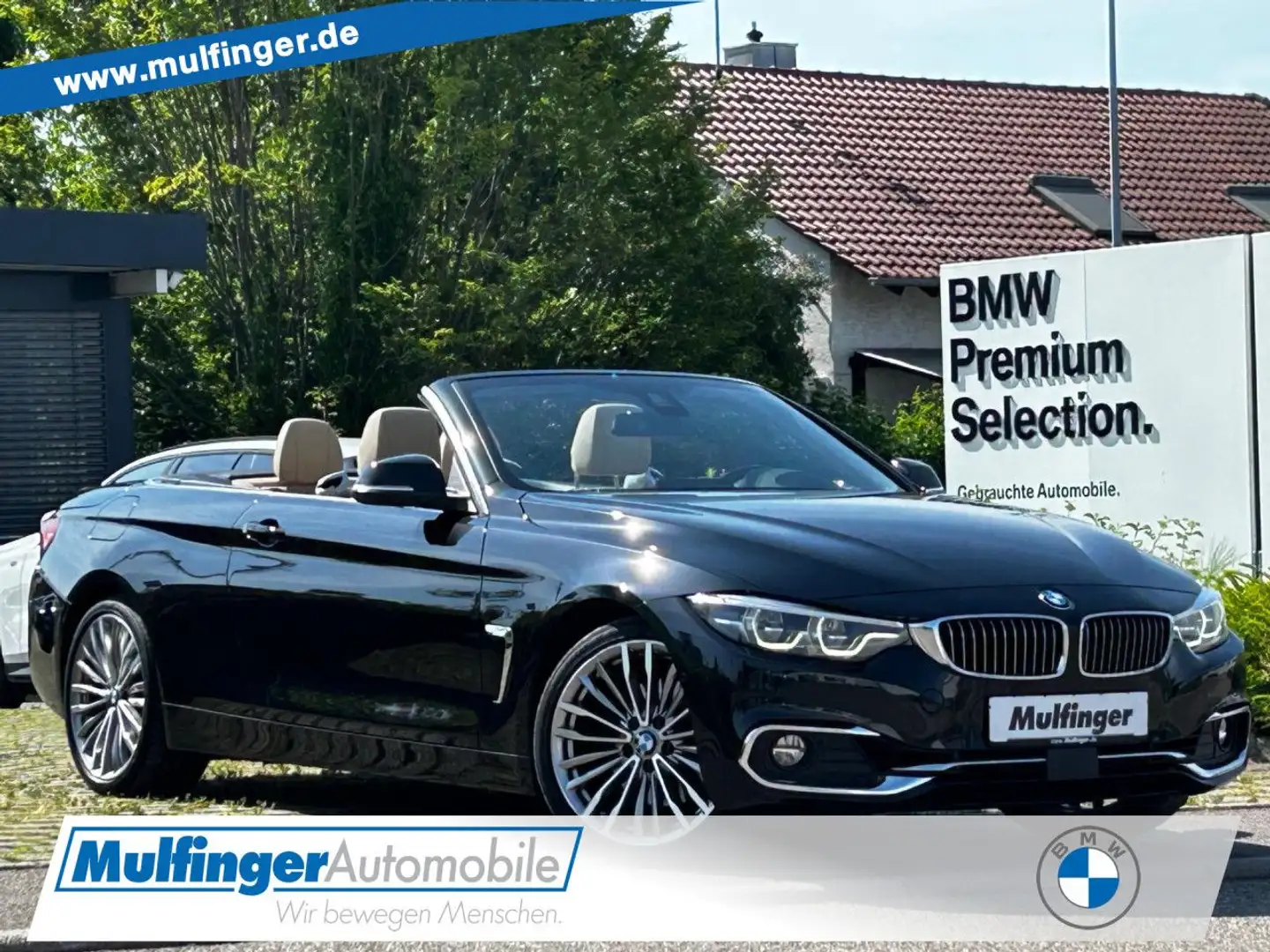 BMW 430 d Cabrio HUD ACC Sitz+Lenk+Nackenh.LED 8-Fach Noir - 1