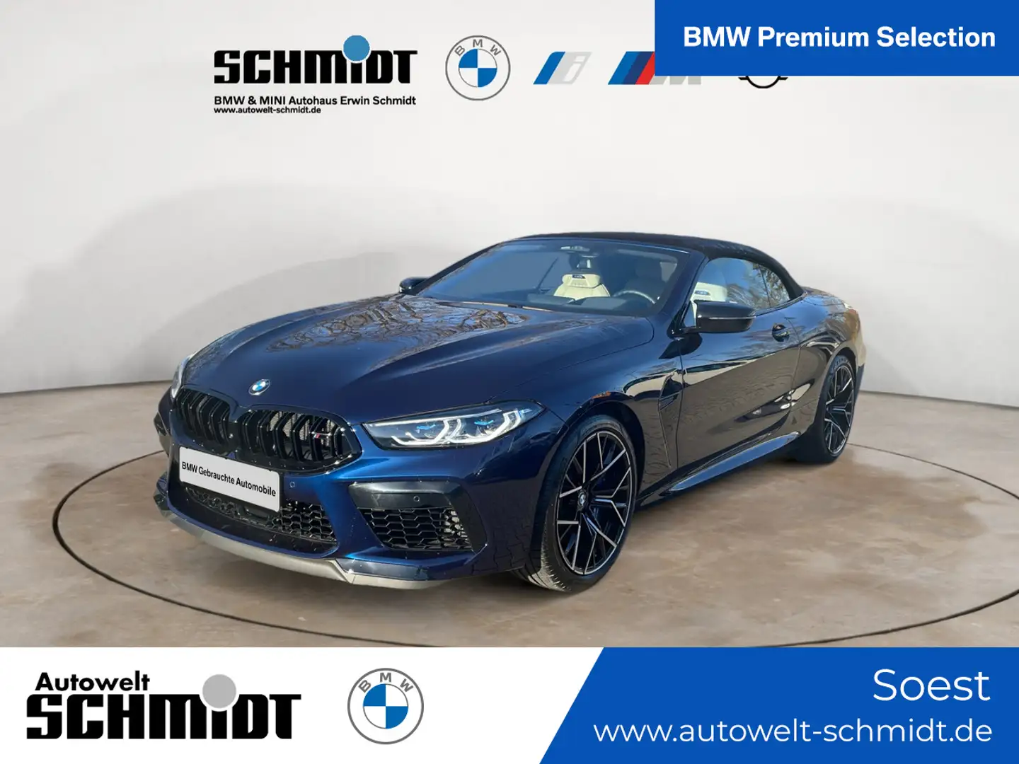 BMW M8 Competition xDrive Cabrio Competition Paket Blau - 1