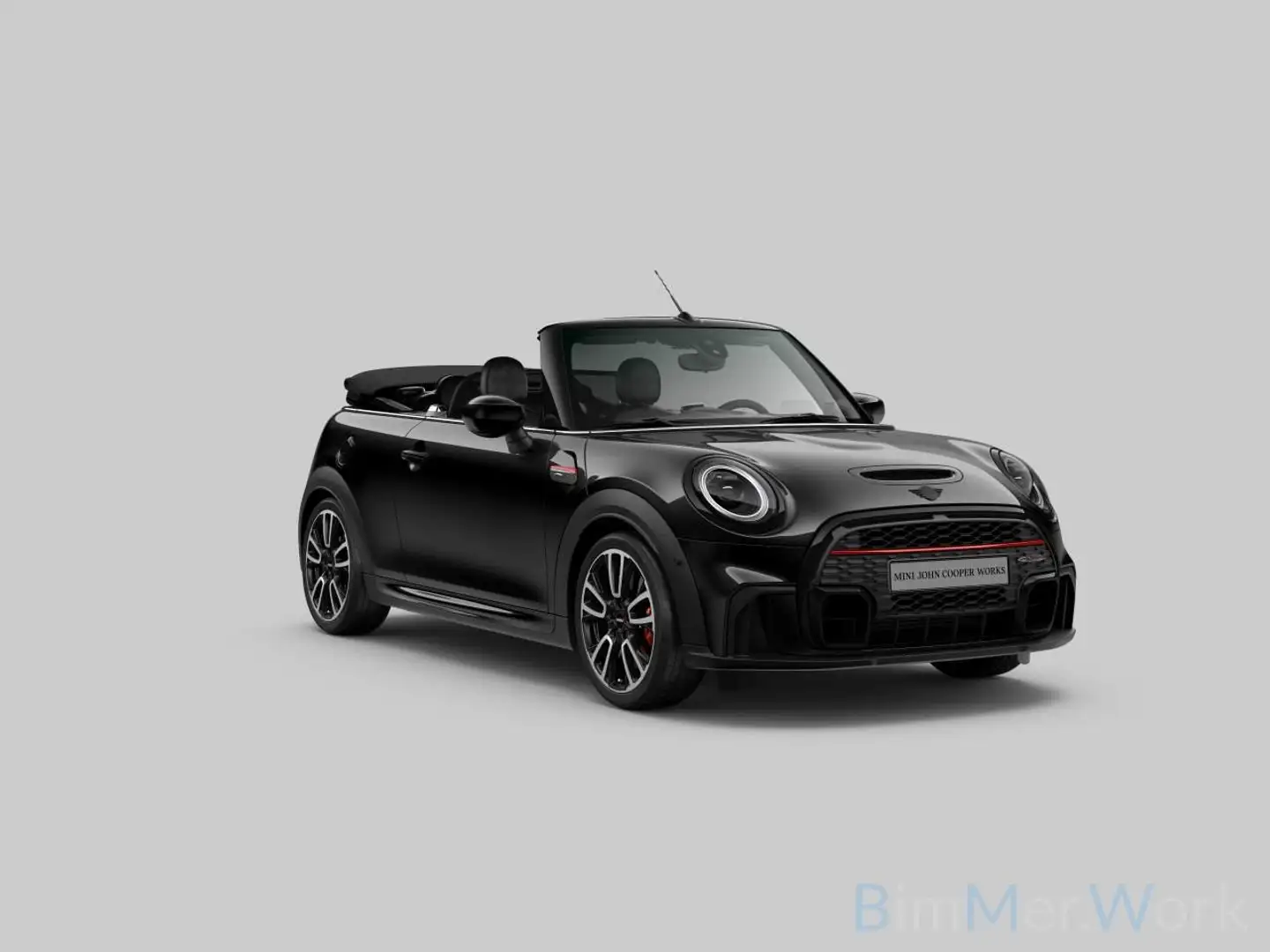 MINI John Cooper Works Cabrio 2.0SA | Headup | H.Kardon | ACC | Keyless | Camera Zwart - 1