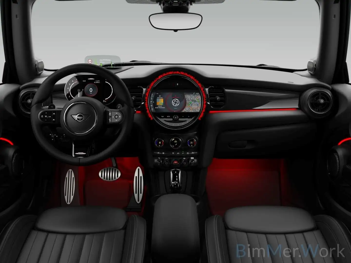 MINI John Cooper Works Cabrio 2.0SA | Headup | H.Kardon | ACC | Keyless | Camera Zwart - 2