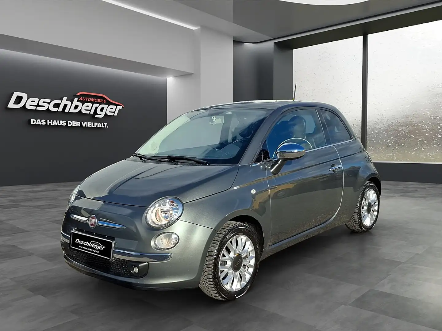 Fiat 500 1,2 69 Lounge Gris - 1