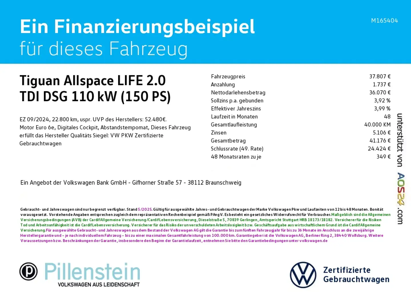Volkswagen Tiguan Allspace LIFE 2.0 TDI DSG 7-SITZE AHK NAVI ACC Grau - 2