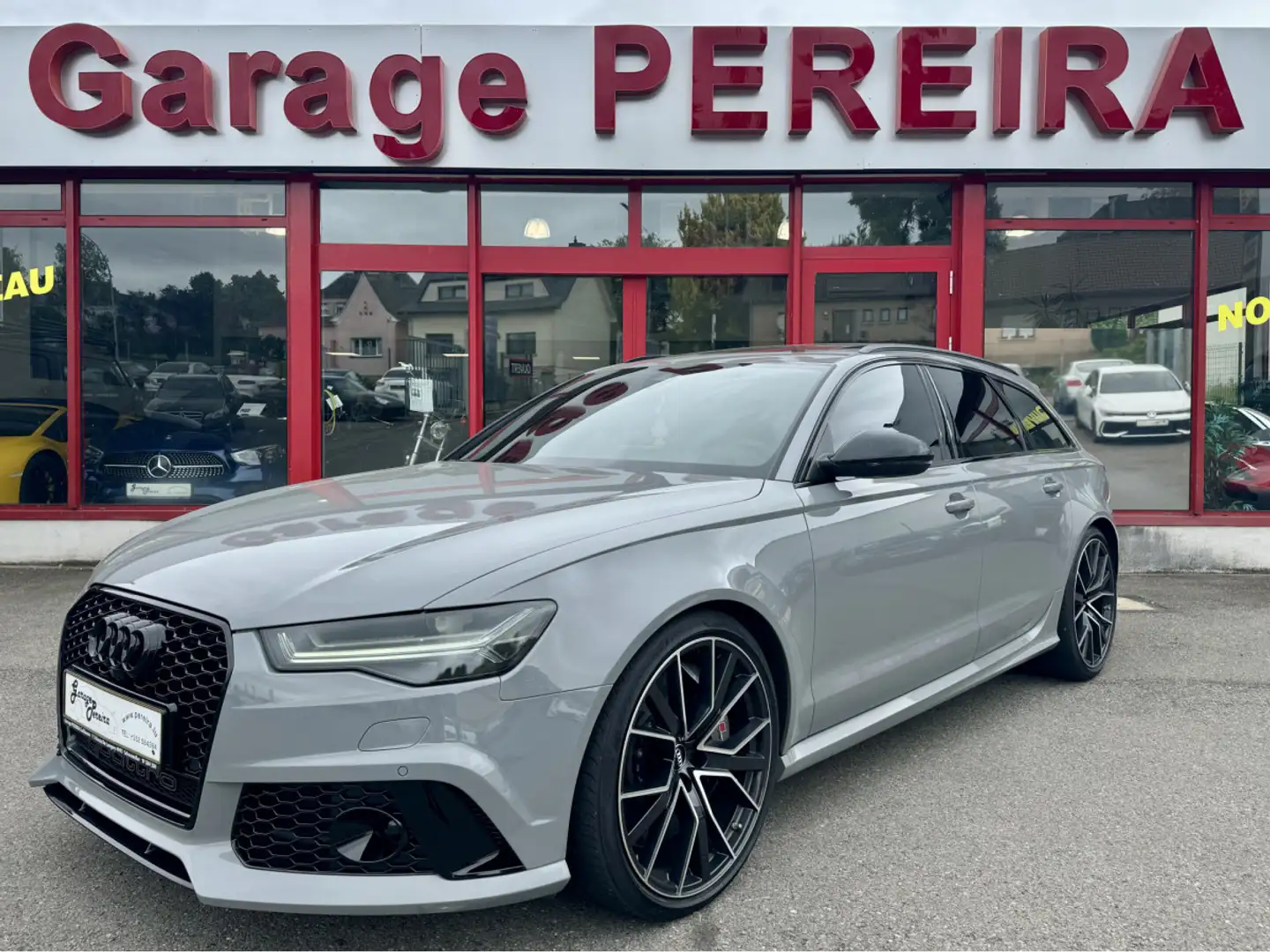 Audi RS6 4.0 V8 605 PERFORMANCE KERAMIK AKRAPOVIC BOSE PANO Gris - 2