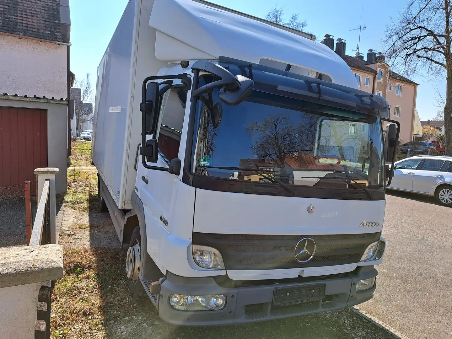 Mercedes-Benz Atego 816 Koffer+Schiebeplane LDB Ladefl. 6.10 m Top!! Blanc - 2