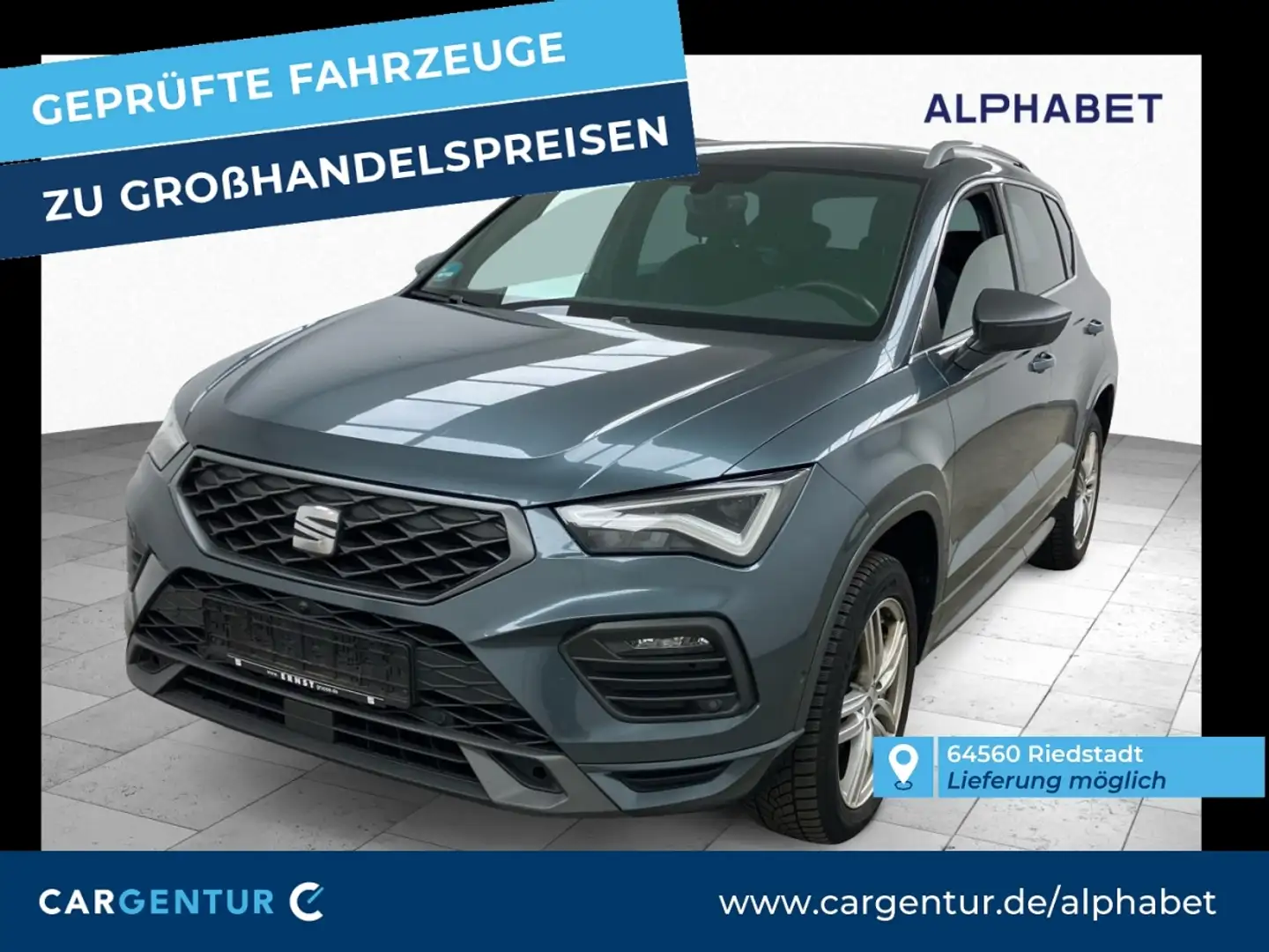 SEAT Ateca 2.0 TDI FR 360° Navi El.Heckkl. RKam LED Grau - 1