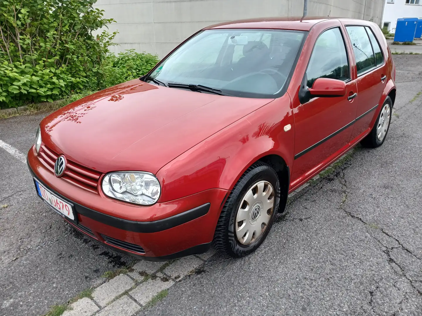 Volkswagen Golf 1.4 Klima 2.Hand Tüv/Au neu Rot - 1