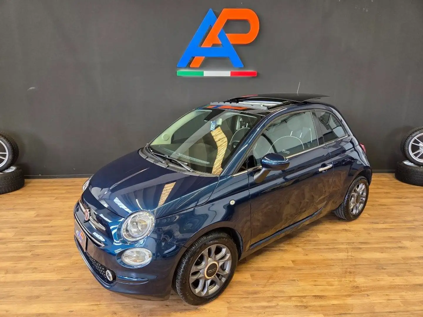 Fiat 500 1.2 Lounge 'TETTO APRIBILE' Blu/Azzurro - 2