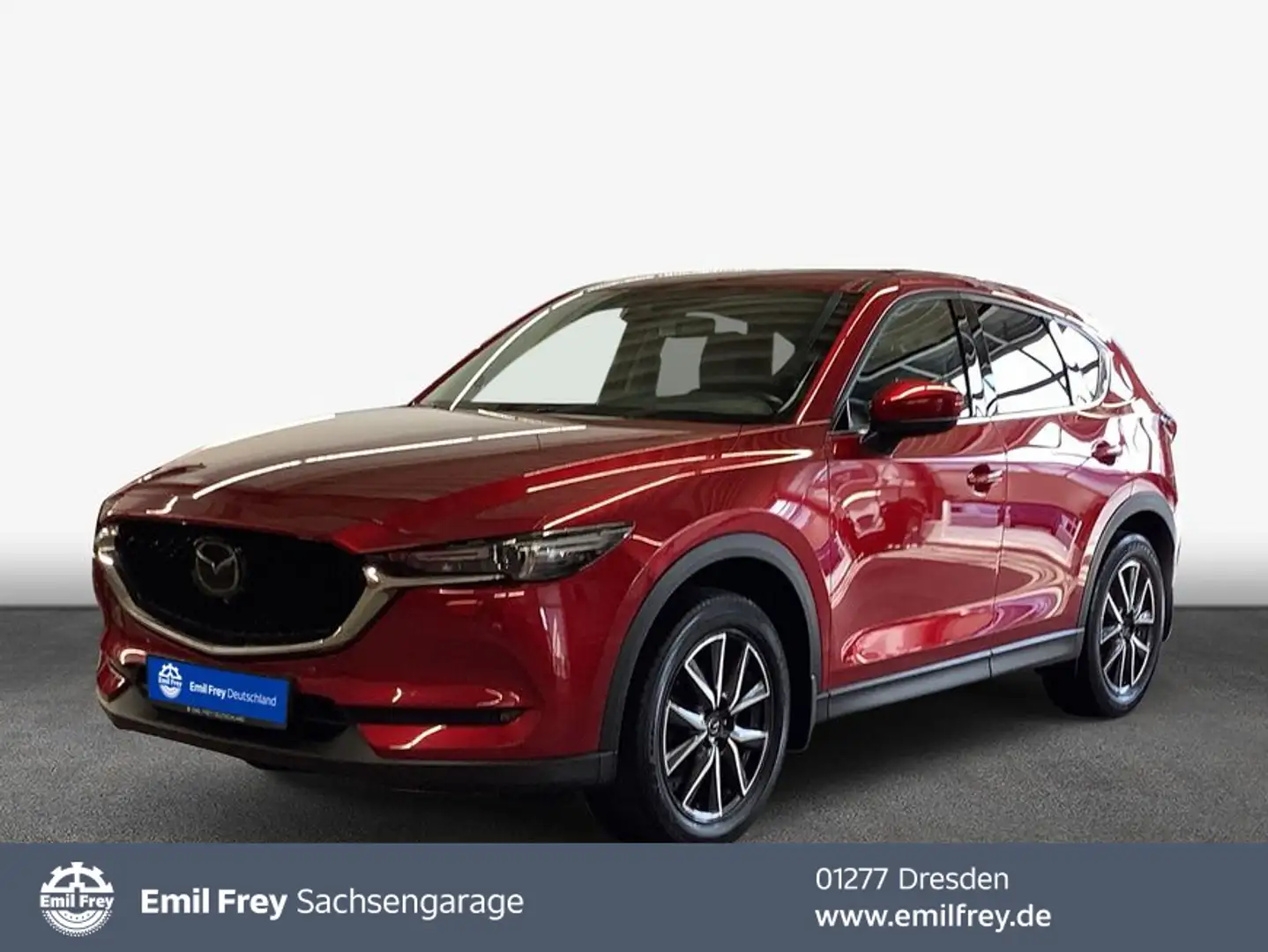 Mazda CX-5 SKYACTIV-G 194 Aut. AWD Sports-Line Leder Rot - 1