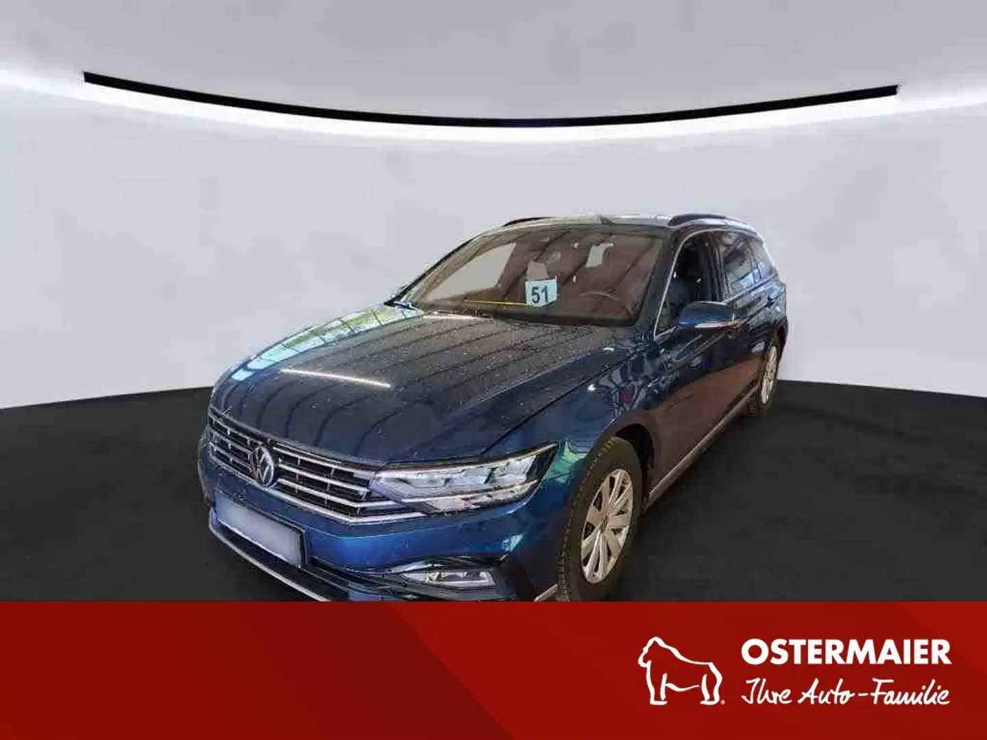 Volkswagen Passat Variant R-LINE 2.0TDI 150PS DSG LED.AHK.KAMERA.LEDER.NAVI. Bleu - 1