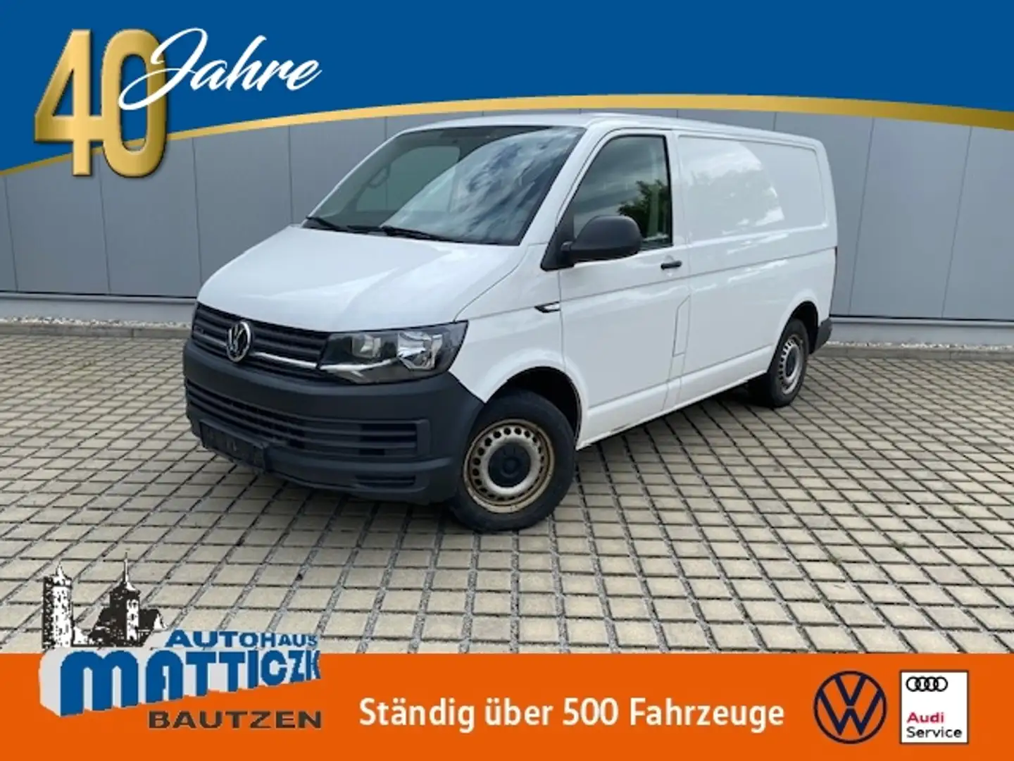 Volkswagen T6 Transporter Kasten 2.0 TDI 150 PS 4Motion KOMFORT-PLUS/ELEKTR Blanc - 1