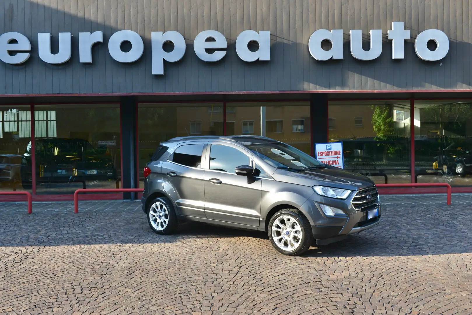 Ford EcoSport EcoSport 1.0 Titanium  UNICO PROPRIETARIO Grigio - 1