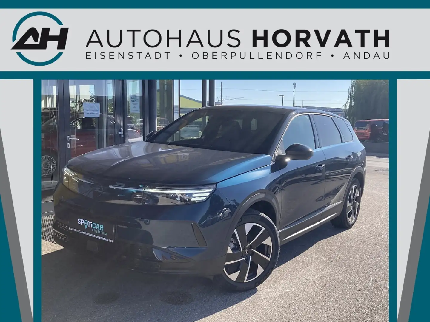 Opel Grandland 1.2 MHEV GS Aut.!LEDMATRIX,PANO,FOCAL,AHV,VOLL! Bleu - 1