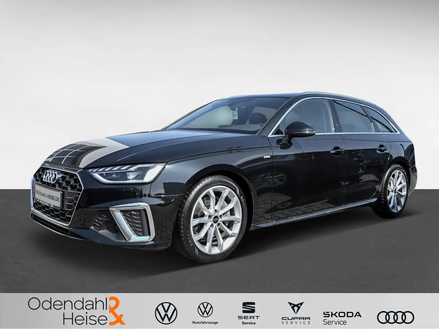 Audi A4 Avant S line 40 TDI S tronic KAMERA/ NAVI/ LED Schwarz - 1
