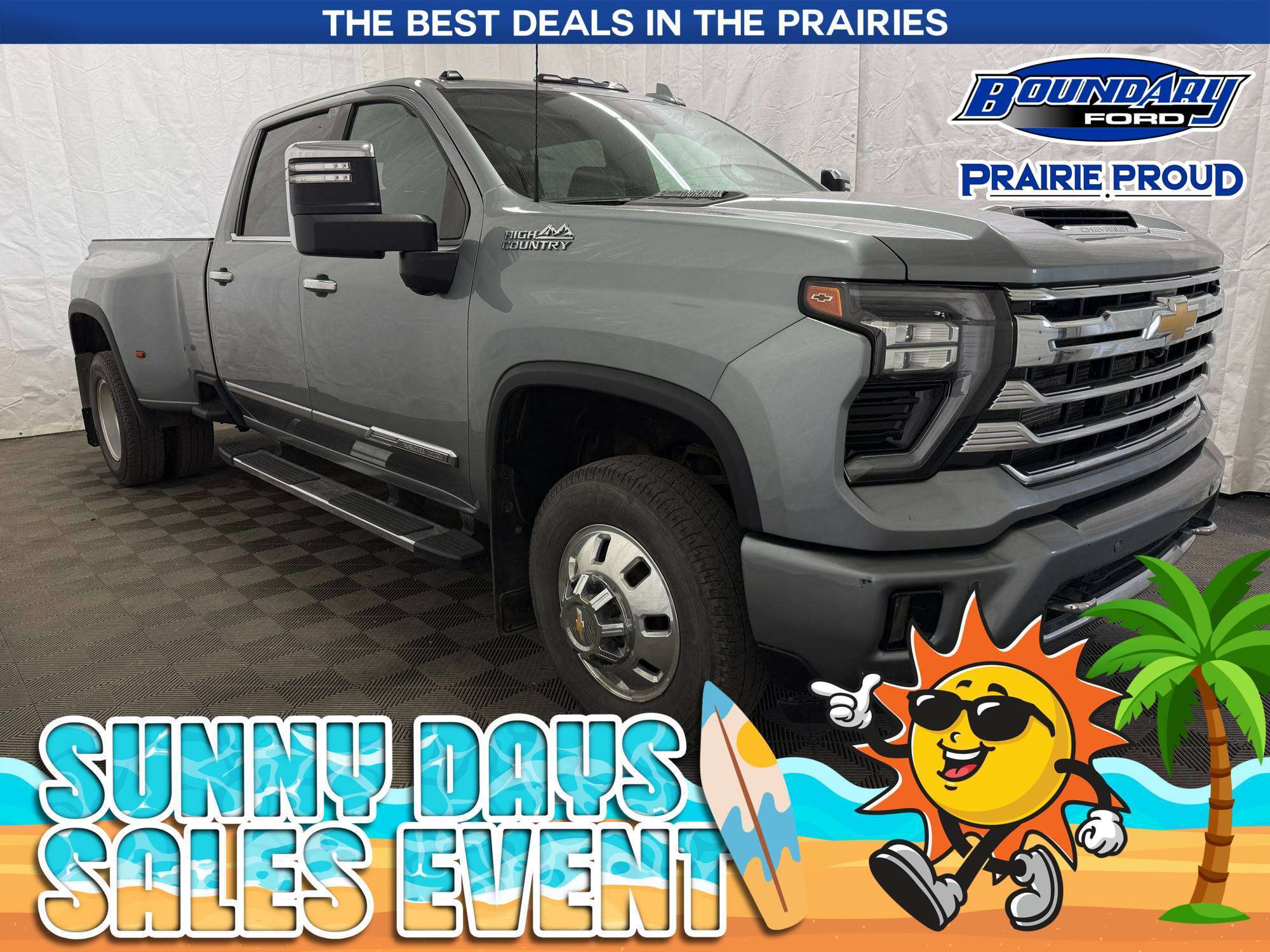Gray 2024 Chevrolet Silverado 3500HD Pickup Truck Four-Wheel Drive Automatic