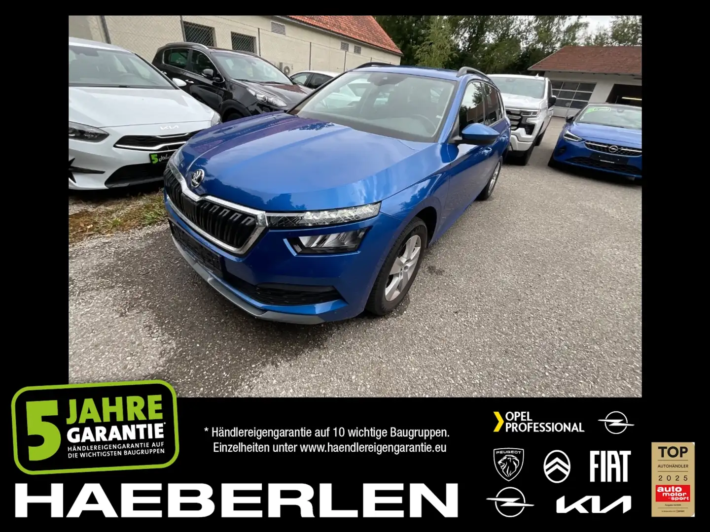 Skoda Kamiq 1.0 TSI Ambition Matrix+LED+SHZ+2xKlima+LM Blau - 1