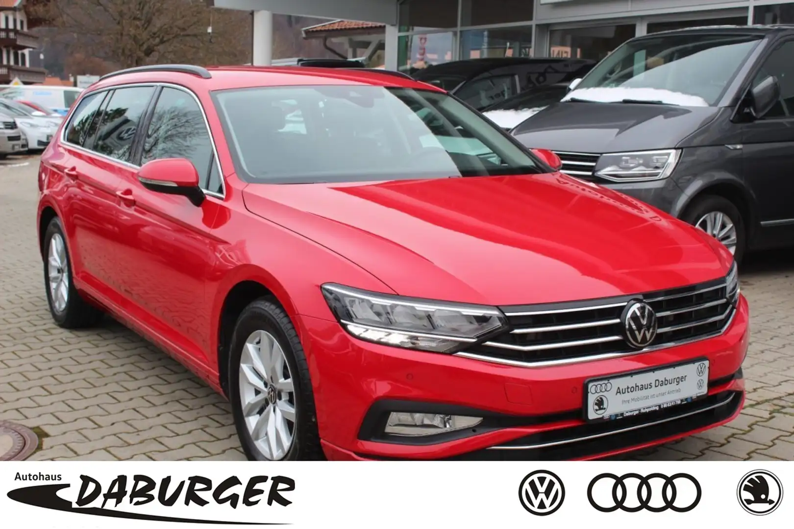 Volkswagen Passat Variant 2.0 TDI Business AHK+RFK+ACC+NAVI Klima Navi Rot - 1