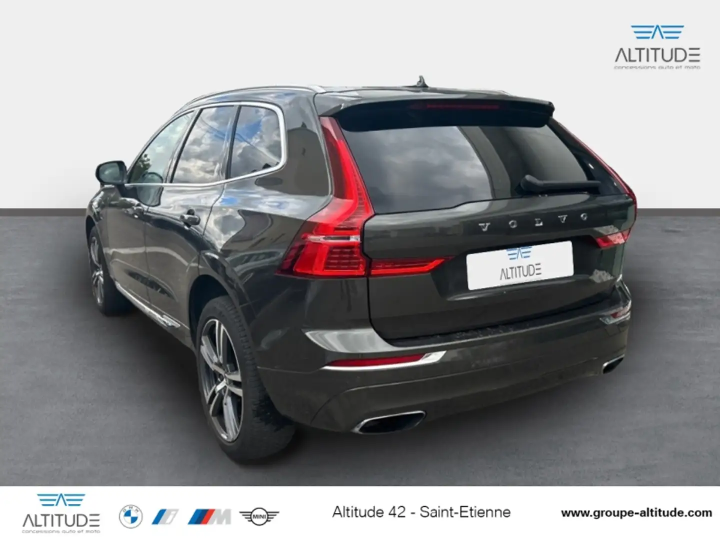 Volvo XC60 T8 Twin Engine 320 + 87ch Inscription Luxe Geartronic Gris - 2