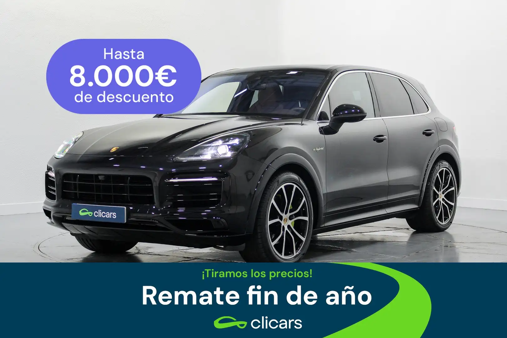 Porsche Cayenne E-Hybrid Aut. Negro - 1
