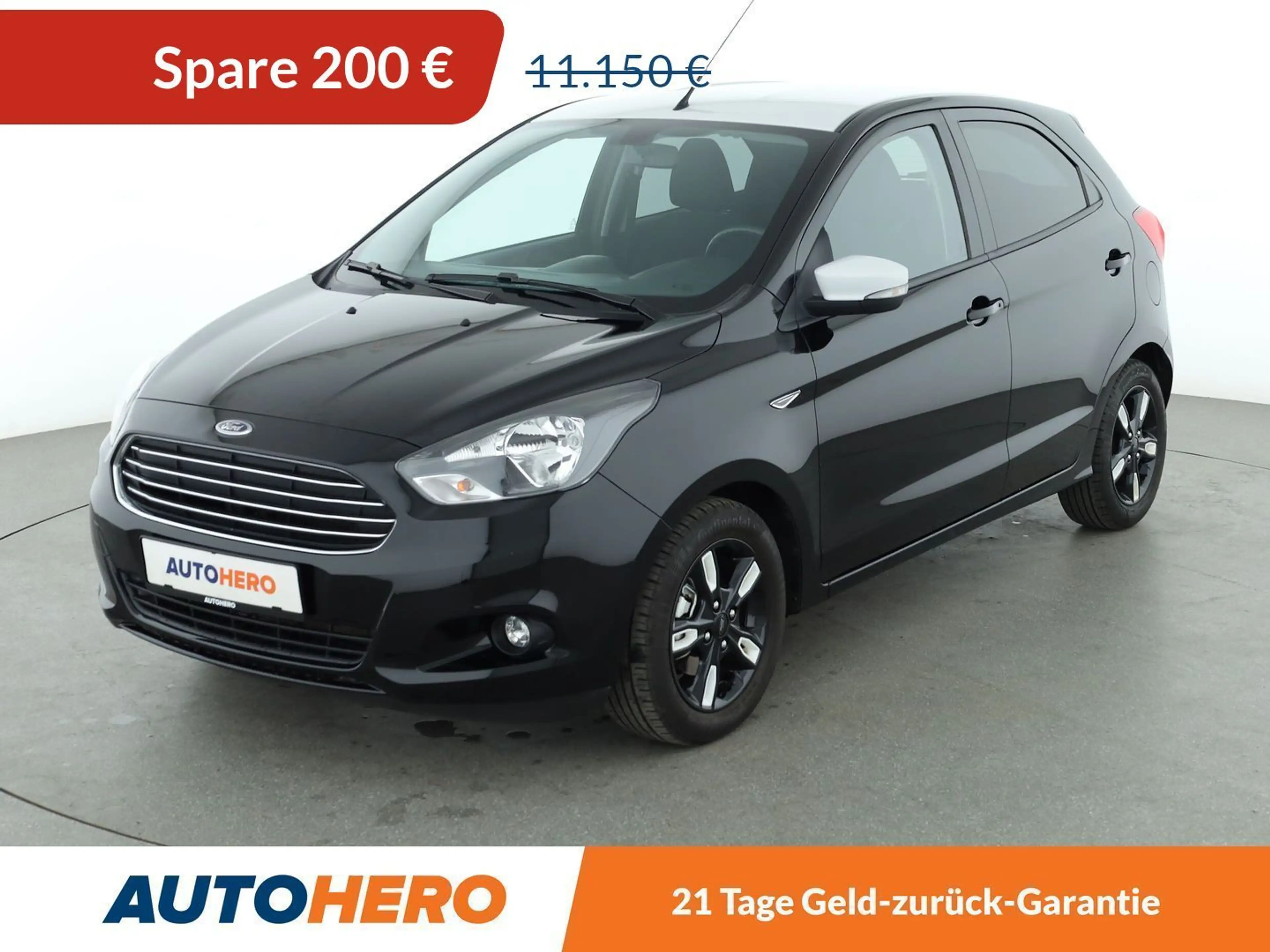Ford Ka/Ka+ 1.2 Ti-VCT Black / White*TEMPO*PDC*SHZ*KLIMA*