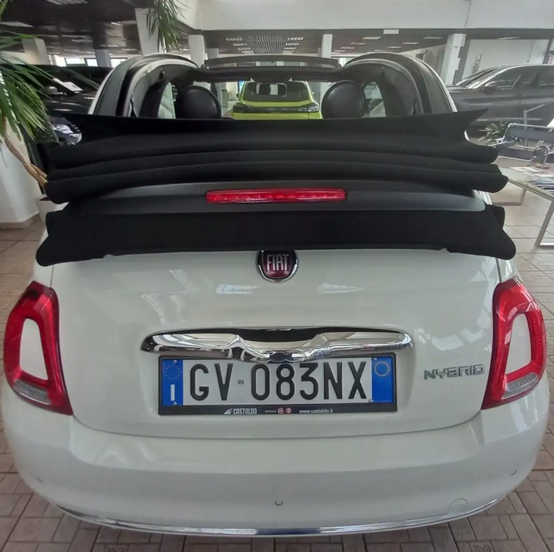 Fiat 500C 1.0 Hybrid Bianco - 2