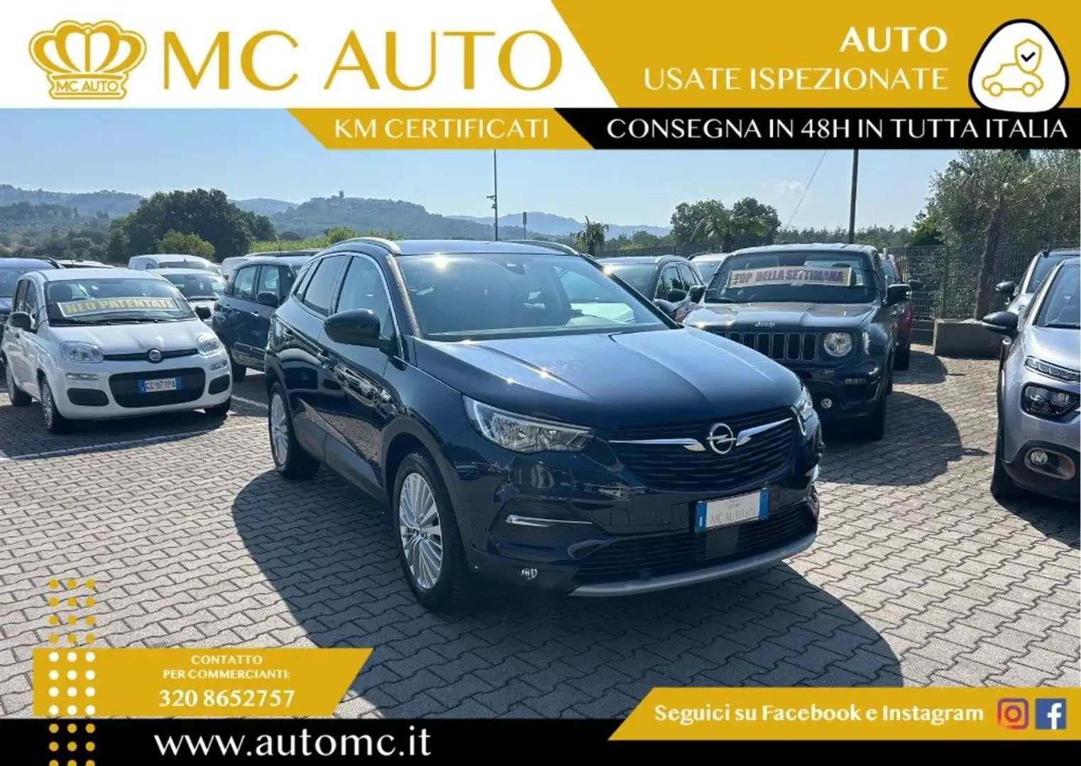 Opel Grandland X 1.6 diesel Ecotec Start&Stop Innovation Blu/Azzurro - 1