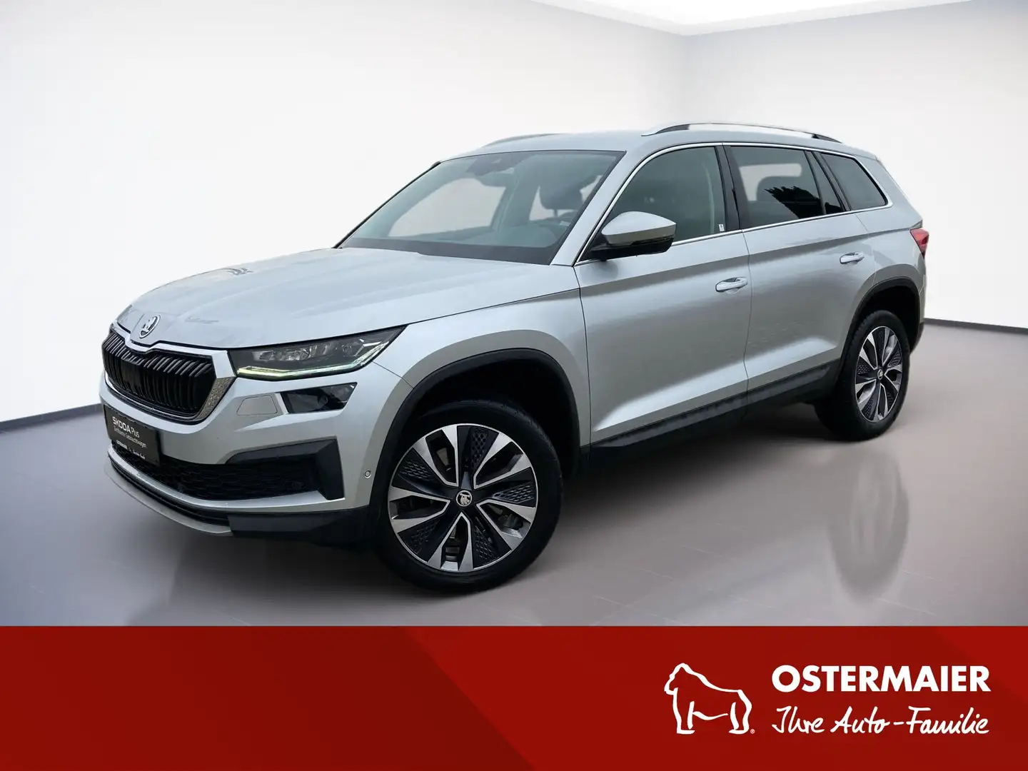 Skoda Kodiaq AMBITION 2.0TDI 200PS 4x4 STDHZG.AHK.NAVI.SHZG.KAM Silber - 1