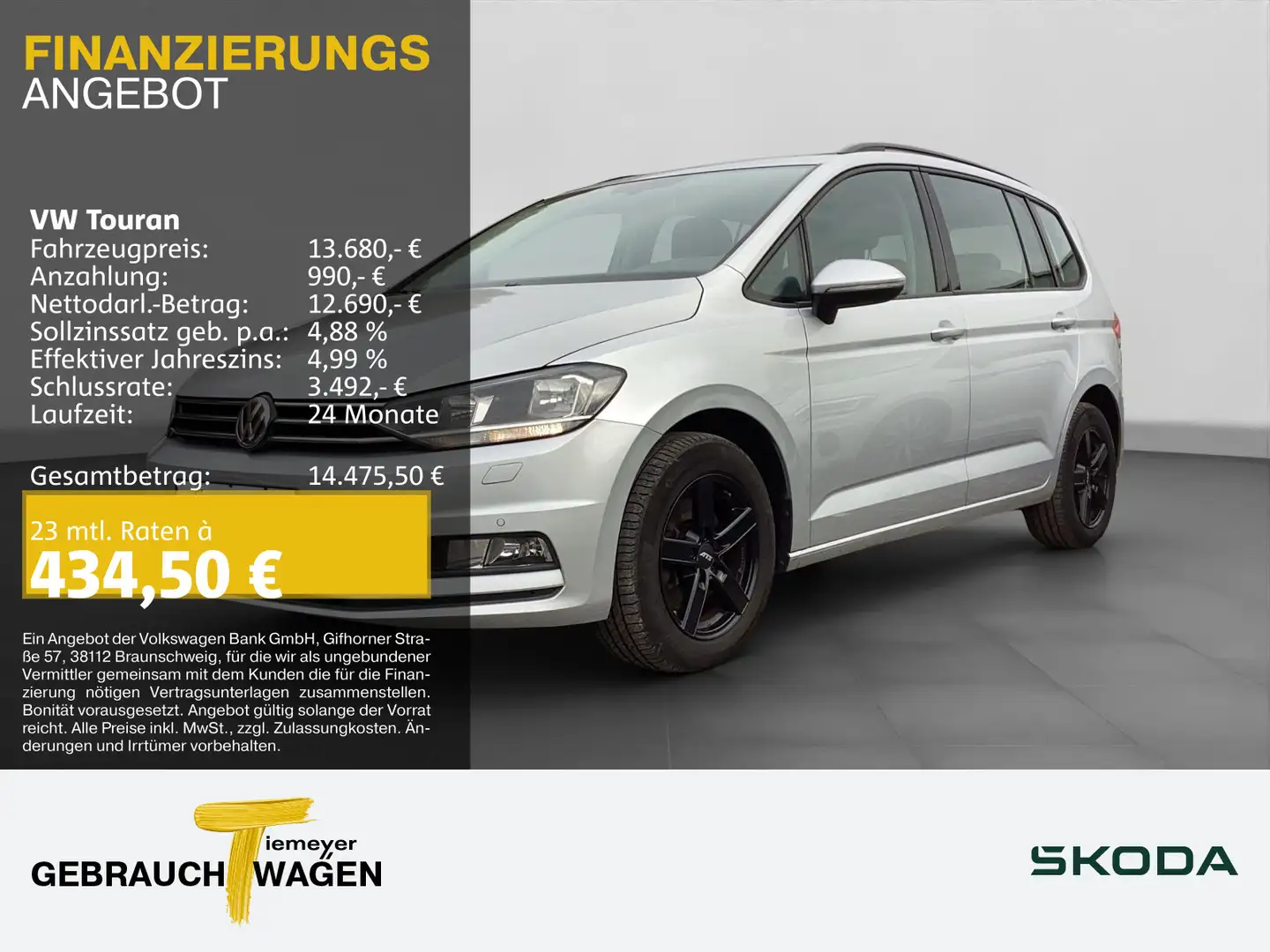 Volkswagen Touran 2.0 TDI COMFORTLINE NAVI CLIMATRONIC SITZ Argento - 1