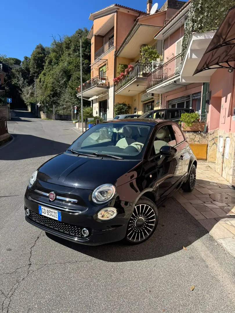 Fiat 500 500 1.2 Rockstar 69cv my20 NO VINCOLI UNICA, NEOP. Nero - 1