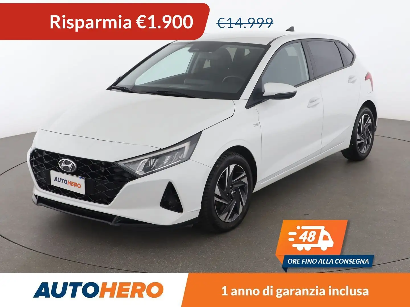 Hyundai i20 1.0 TGDI Connectline MHEV Bianco - 1